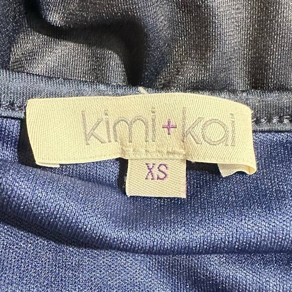 Kimi + Kai Maternity "Sonia" Ombre Tank Column Maxi Dress Women's Size‎ XS - Picture 10 of 12